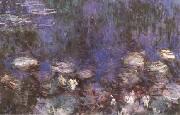 Claude Monet Waterlilies(Green Reflections) (mk09) painting